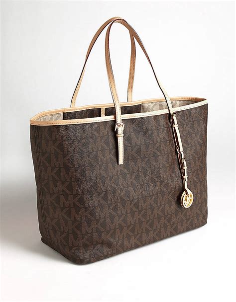 michael kors logo print tote bag|Michael Kors logo strap crossbody.